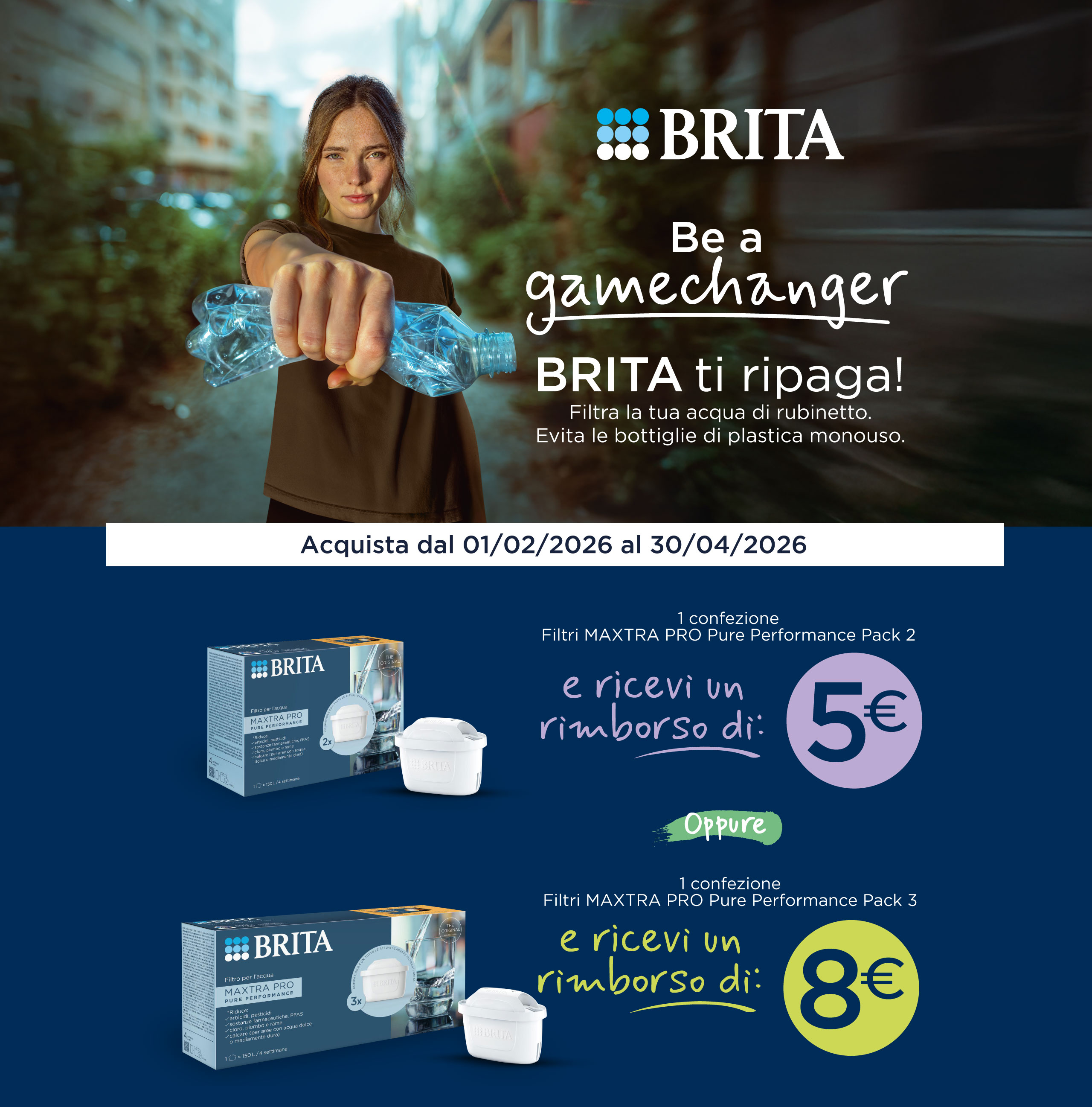 Key visual del concorso Neutro Roberts ti rimborsa 5€!