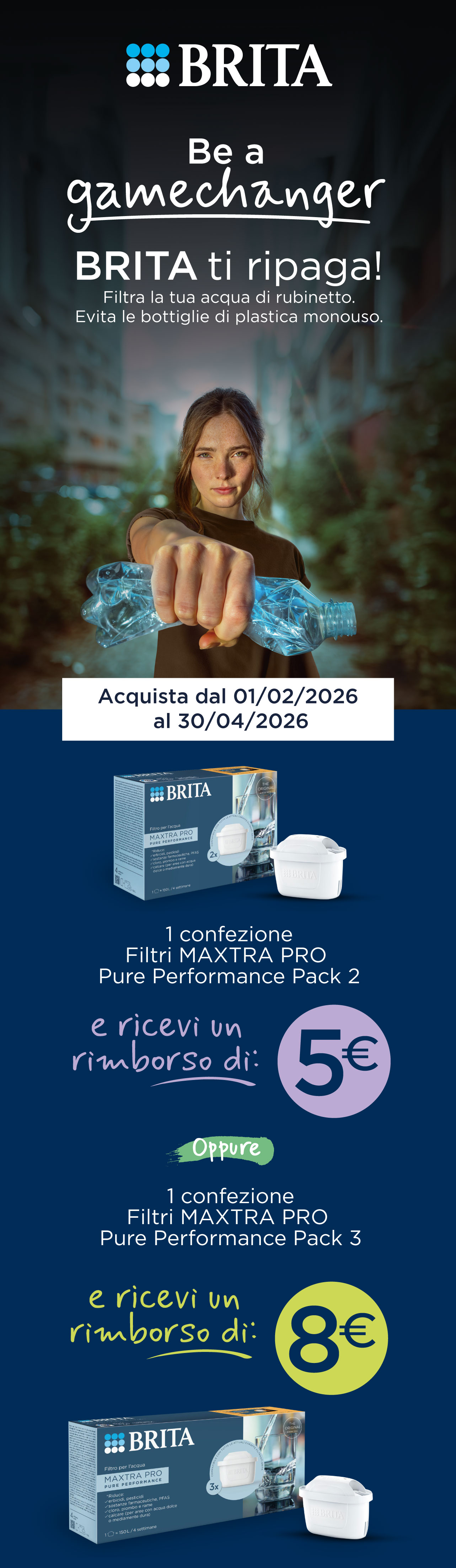 Key visual versione mobile del concorso Neutro Roberts ti rimborsa 5€!